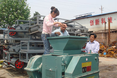 charcoal briquettes machine