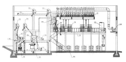 300 TPD Wheat Flour Milling Build in Floor Construction