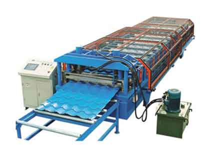 Glazed tile roll forming lines