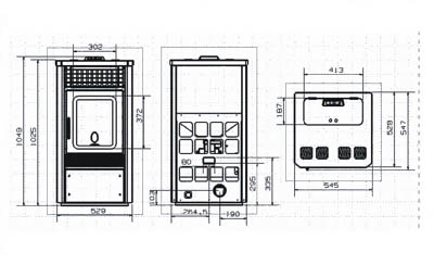 pellet stove design