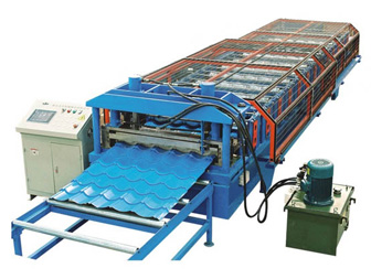 Glazed tile roll forming lines