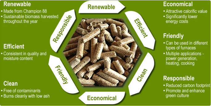 Advantages of biomass pellet fuel