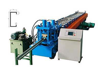 C purlin cold roll forming machine