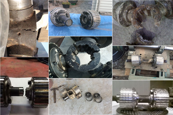 Roller part of flat die pellet mill