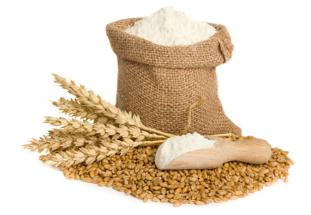 Wheat, flour and flour mill