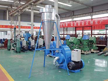 wood hammer mill with cyclone